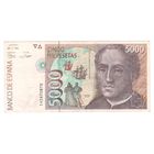 Испания 5000 песет 1992 года. Колумб