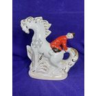 Статуэтка конек горбунок дулево фарфор с рубля