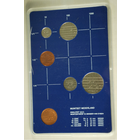 Нидерланды, годовой набор монет (Голландия) 1983 год, 5+10+25 центов 1+2,5 гульдена + жетон UNC.