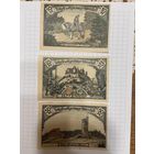 Нотгельд 10-25-50 пфеннигов Германия Эльгерсбург-0301-2