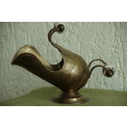 Зольник   латунный    высота  17 см , ширина 22 см