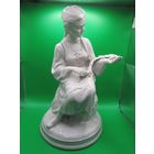 С рубля. Состояние. "Девушка с венком". Статуэтка. Минск. МФЗ. МФФЗ. Ретро СССР. м