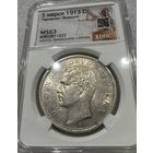 С рубля без мц! 5 марок 1913 Бавария ms 63 Отто крупное серебро