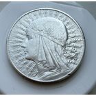 10 злотых 1932 г.  Польша.   Ядвига.  Серебро. ЛЮКС