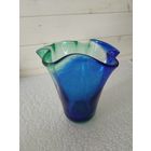 Ваза гутное стекло. Завод Неман.