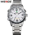 Часы с браслетом Weide WH-1009 с рубля , японский механизм,аналоговое и цифровое время,минеральное стекло,вращающийся лимб,дата,секунды