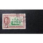 Великобритания\258с\ БРИТАНСКИЙ ГОНДУРАС 1949 150 лет сражения при Сент-Джордж Кей. Парусник