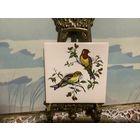 Панно Плакетка Птицы Англия винтаж цена за 2шт