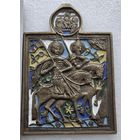 Меднолитая икона борис и глеб эмаль с 1 руб без мц распродажа коллекция