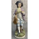 Фарфоровая статуэтка Saxony Музыкант. Германия. Высота 20 см.