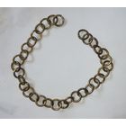 Цепь, латунь, диаметр звена 15 мм, СССР