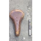 Кожаное седло ХВЗ СССР 1983 год с клеймом .