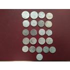 Набор монет биллон. 22 шт. Пруссия, Россия для Польши, Герцогство Варшавское.