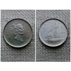 Канада 10 центов 2001 Елизавета 2 /Корабль -Канадская рыбацкая шхуна