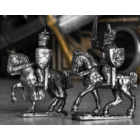 Статуэтки миниатюры Конные рыцари Оловянный сплав