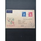 Польша 1955 КПД с полной серией марок "Международная Познаньская ярмарка" (спецгашение) марки Mi.915-916 каталог 1.00 евро