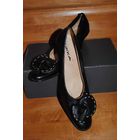 Фирменные женские туфли-OKKA-в вечно ВИНТАЖНОМ стиле РЕТРО,-размер-36,5/ 37-Натуральная кожа, POLAND!