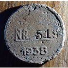 Собачий жетон 1938год
