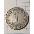 1 динар Алжир 1983 год