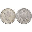 Россия- Польша великолепные по состоянию 5 злотых 1830 г K G Николай 1 Варшавская чеканка патина