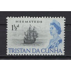 Тристан да Кунья /Tristan da Cunha 1965** Парусный корабль Елизавета II