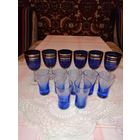 Рюмки синего цвета