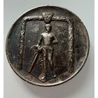 Медаль. Спортивная. Велоспорт 1927 г. . СЕРЕБРО.