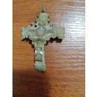 Старый крестик штурвал нательный