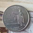 Монета США квотер 2008 штат Гавайи двор P
