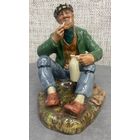 Фарфоровая статуэтка Путник Royal Doulton Англия 1969 год. 14 х 12.5 см