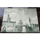 1955 год Москва ВСХВ Фонтан Каменный цветок