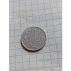 25 сантимов 1972 года