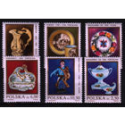 1982 Польша искусство предметы из фарфора и фаянса Mi-2794-98 6х-марок**