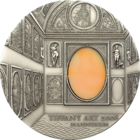 RARE Палау 10 долларов 2008г. Тиффани "Tiffany Art: МАНЬЁРИЗМ". Монета в капсуле; подарочном футляре; сертификат; коробка. СЕРЕБРО 62,20гр.(2 oz).