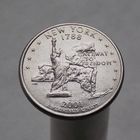 США 25 центов 2001 D Нью-Йорк