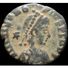 Фоллис, Феодосий 2, Римская Империя, С 1 Рубля! Смотрите другие лоты!