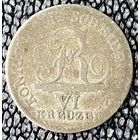Монета 6 крейцеров 1809 год. Вюртемберг