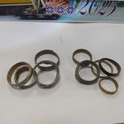 Кольца  по  ПМВ , 9 шт,  алюминий и латунь