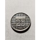 Нидерланды 25 центов 1992