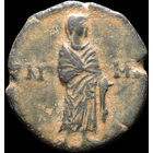 Фоллис, Посмертная монета в честь Константина I, Римская Империя, С 1 Рубля! Смотрите другие лоты!