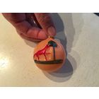 Ёлочная игрушка "Шар с лисой"