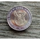 Werty71 Южная Африка ЮАР 5 ранд 2022 биметалл рандов рэндов Редкая