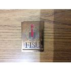 Знак. Универсиада МОСКВА 1973 FISU (Латунь, булавка, 41Х56 мм)