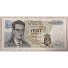 Банкнота 20 франков 1964 год. Бельгия. С рубля без МЦ