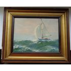Холст масло(яхта)