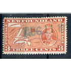 Британские колонии - Ньюфаундленд - 1937г. - коронация короля Георга VI, 3 с - 1 марка - гашёная [Mi 222]. #3-WB-100-A-1