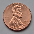 США, 1 цент  2021 г. D