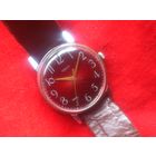 Часы ПОБЕДА 2608 РУБИН из СССР 1970-х с РЕМНЁМ, РЕДКИЕ