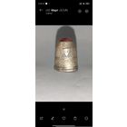 Наперсток серебрянный с камнем