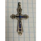 С 1 РУБЛЯ! КРЕСТИК СЕРЕБРО 800 ПК